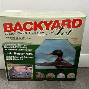 Backyard Art gas grill cover Duck new